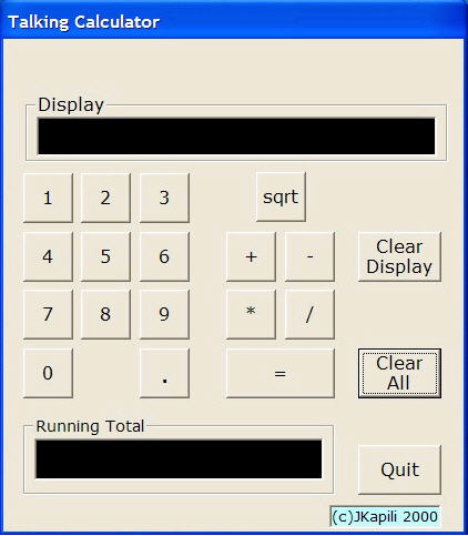 Talking Calculator