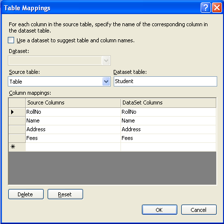 Column Data Adapter