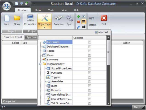 D-Softs Database Comparer