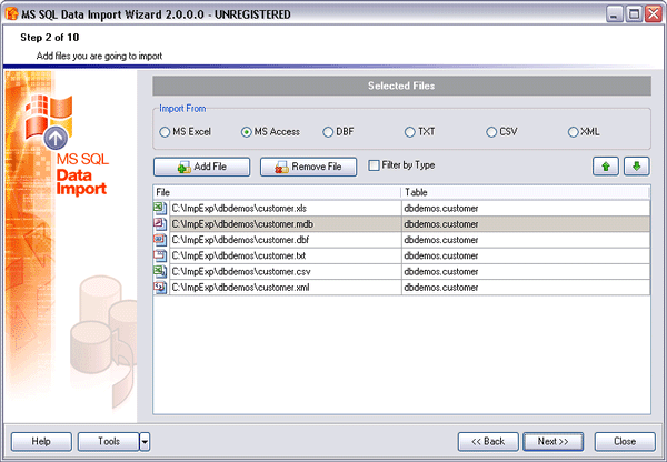 EMS Data Import 2005 for SQL Server