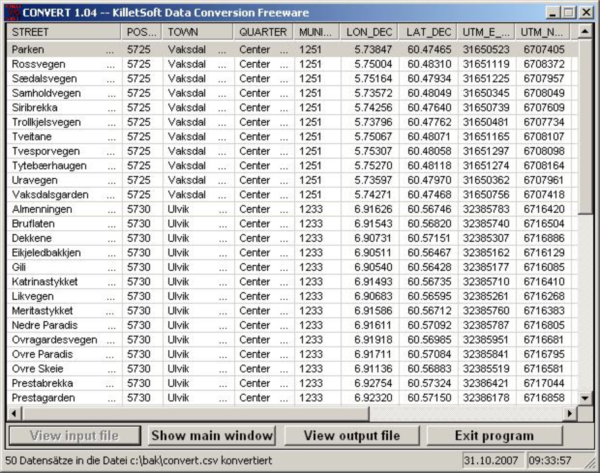 Geo Data International Streets