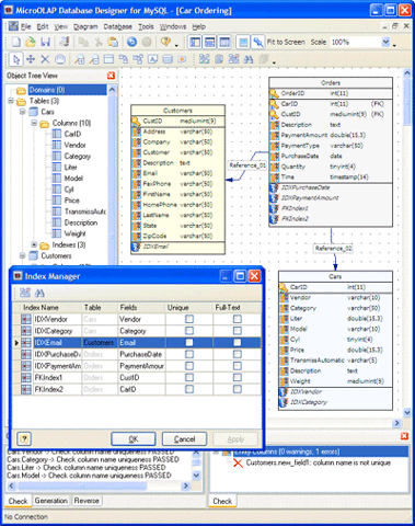 MicroOLAP Database Designer for MySQL