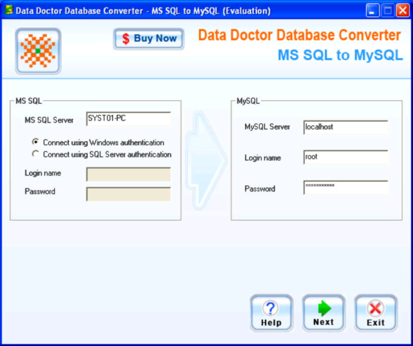 MSSQL Conversion Software