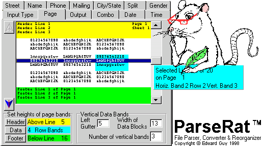 ParseRat File Parser Converter Restructurer