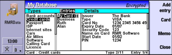 RMRData for Nokia Communicator