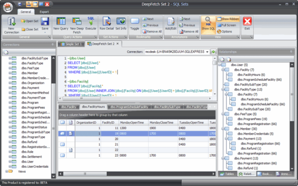 SQL Sets