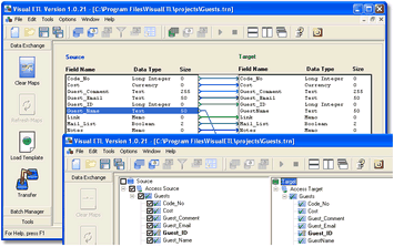 Visual ETL Database Transfer Wizard