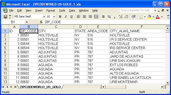 US ZIP Code Database PO Box Edition August.2010 Free Download