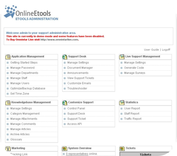 Omnistar Help Desk Software Solution