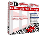 EZ Barcode Font Package