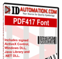 IDAutomation PDF417 Font and Encoder