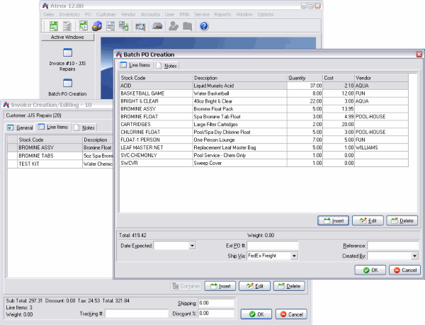 Atrex Inventory Control