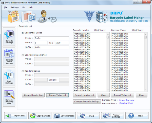 Barcode Labels for Healthcare Industry