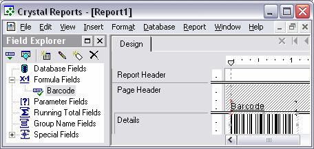 Crystal Reports Barcode Font UFL