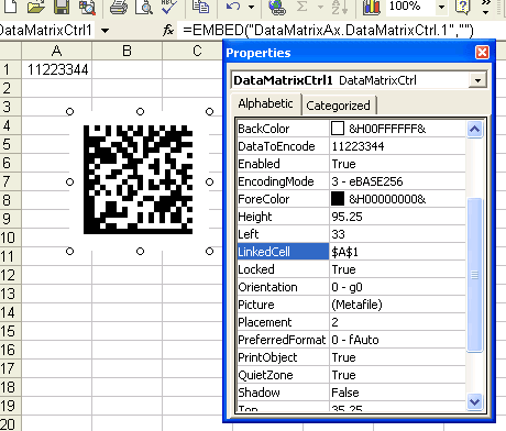 DataMatrix ActiveX