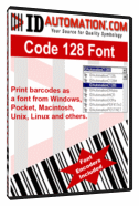 IDAutomation Code 128 Barcode Fonts