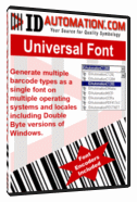 IDAutomation Universal Barcode Font