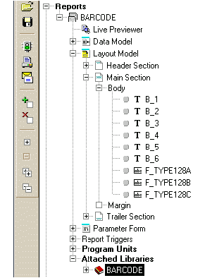 Oracle Reports Barcode Library