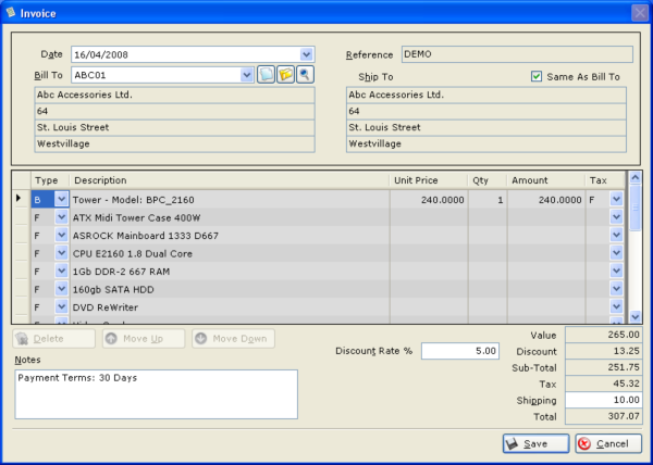 Cavetta Invoice Manager