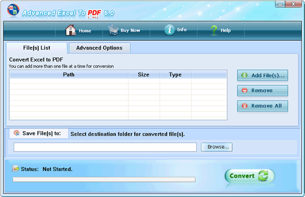 Advancd Excel to PDF