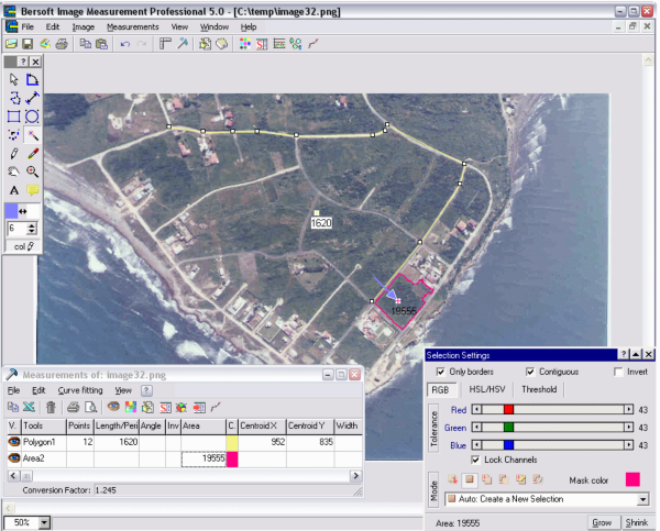 Bersoft Image Measurement