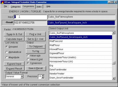 UCon - Integral Scientist Units Converter