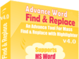 Advance Word Find and Replace