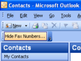 Hide Fax Numbers