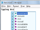 Typing Assistant