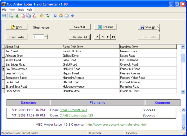 ABC Amber Lotus 1-2-3 Converter