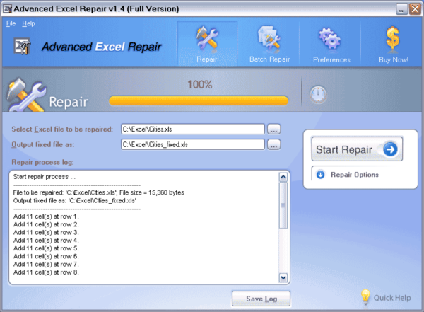 Advanced Excel Repair