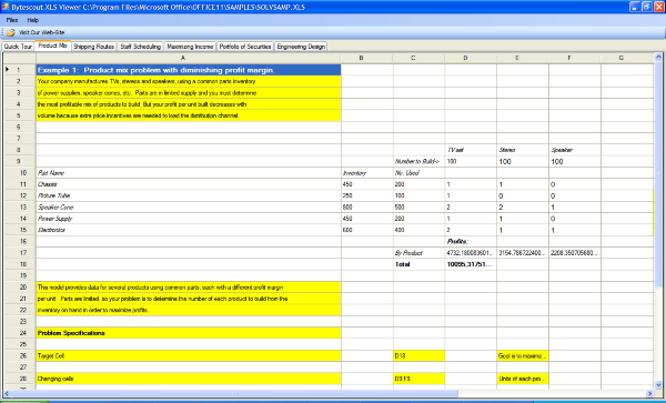 Bytescout XLS Viewer