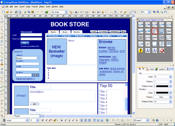 ConceptDraw WebWave Mac