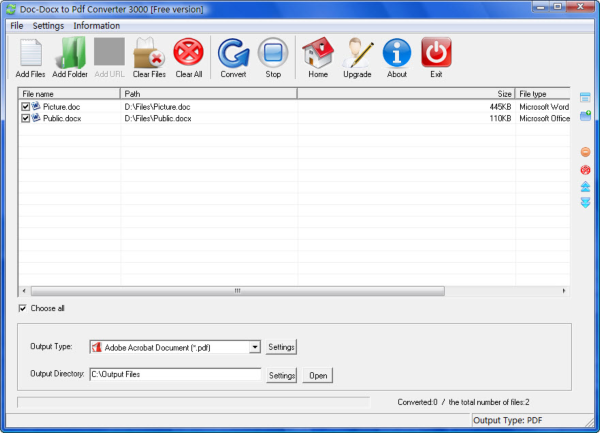 Doc/Docx to Pdf Converter 3000