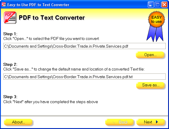 Easy-to-Use PDF to Text Converter