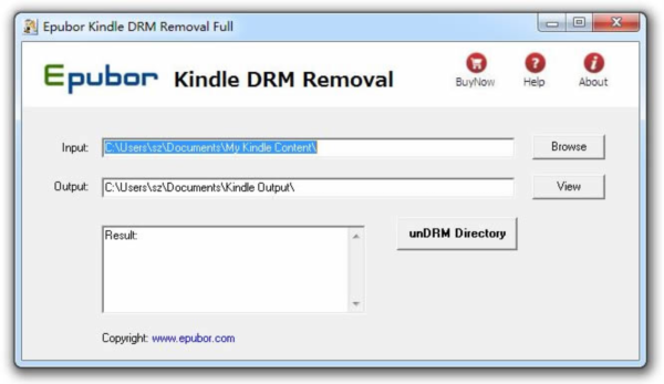 Epubor Kindle DRM Removal