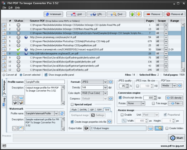 FM PDF To Image Converter Pro