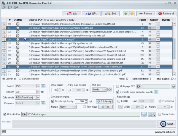 FM PDF To JPG Converter Pro