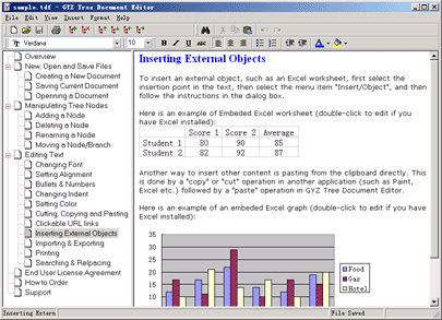 GYZ Tree Document Editor