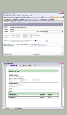 IMI Attendees Print for Office Outlook