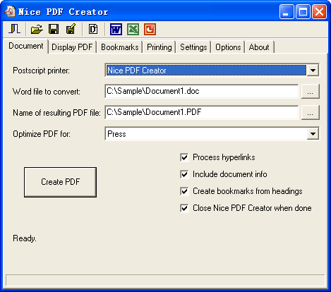 Nice PDF Creator