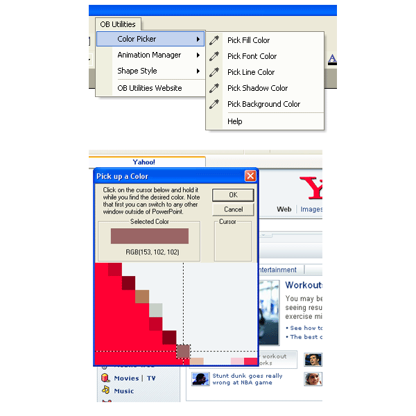 OB PowerPoint Color Picker