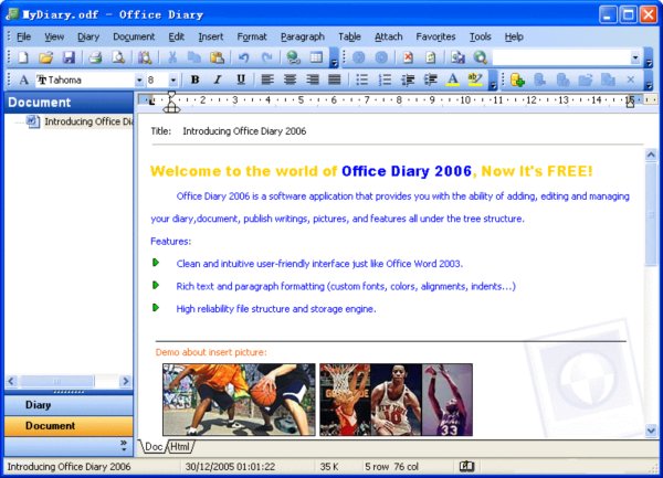 Office Diary 2006