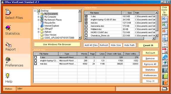 Office WordCount Standard