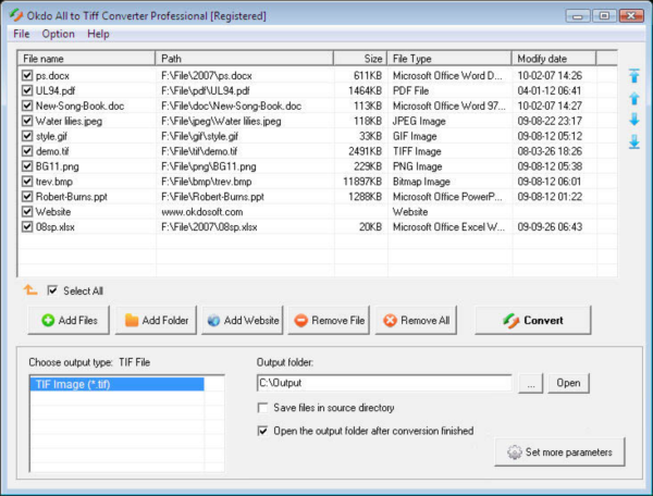 Okdo All to Tiff Converter Professional