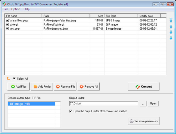Okdo Gif Jpg Bmp to Tiff Converter