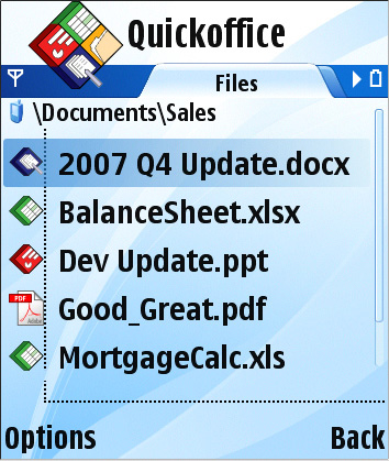 Quickoffice Premier for mobile