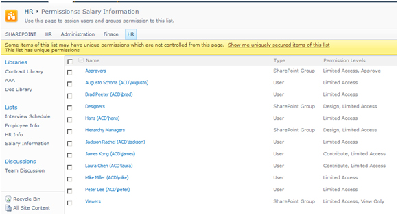 SharePoint Item Permission Batch