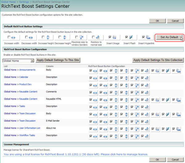 SharePoint RichText Boost