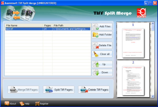 Tiff Merger Splitter Cutter